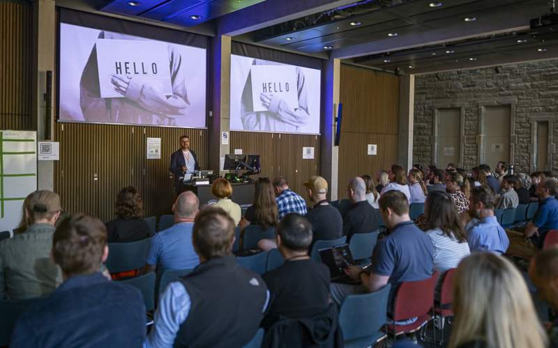 Audience at GovCamp Scotland
