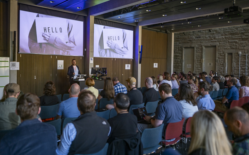Audience at GovCamp Scotland