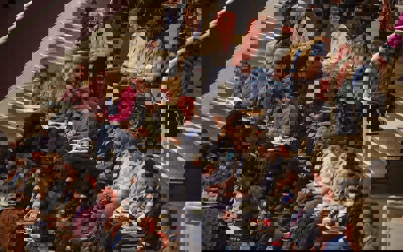 Photo of audience members at the Scotsman Data Conference